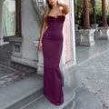 Vestido Satinado Lila Bodycon