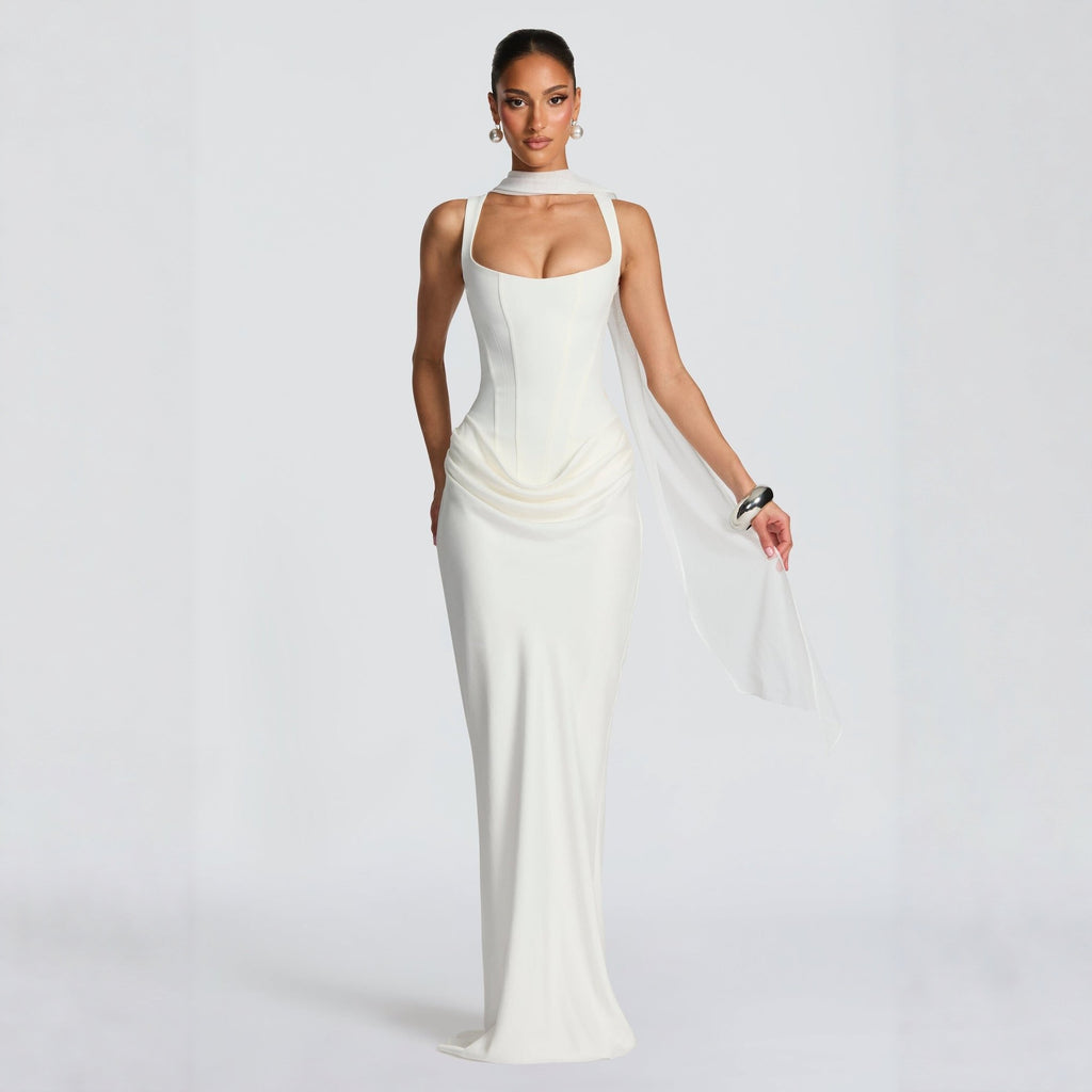 Vestido Largo Bodycon Espiga